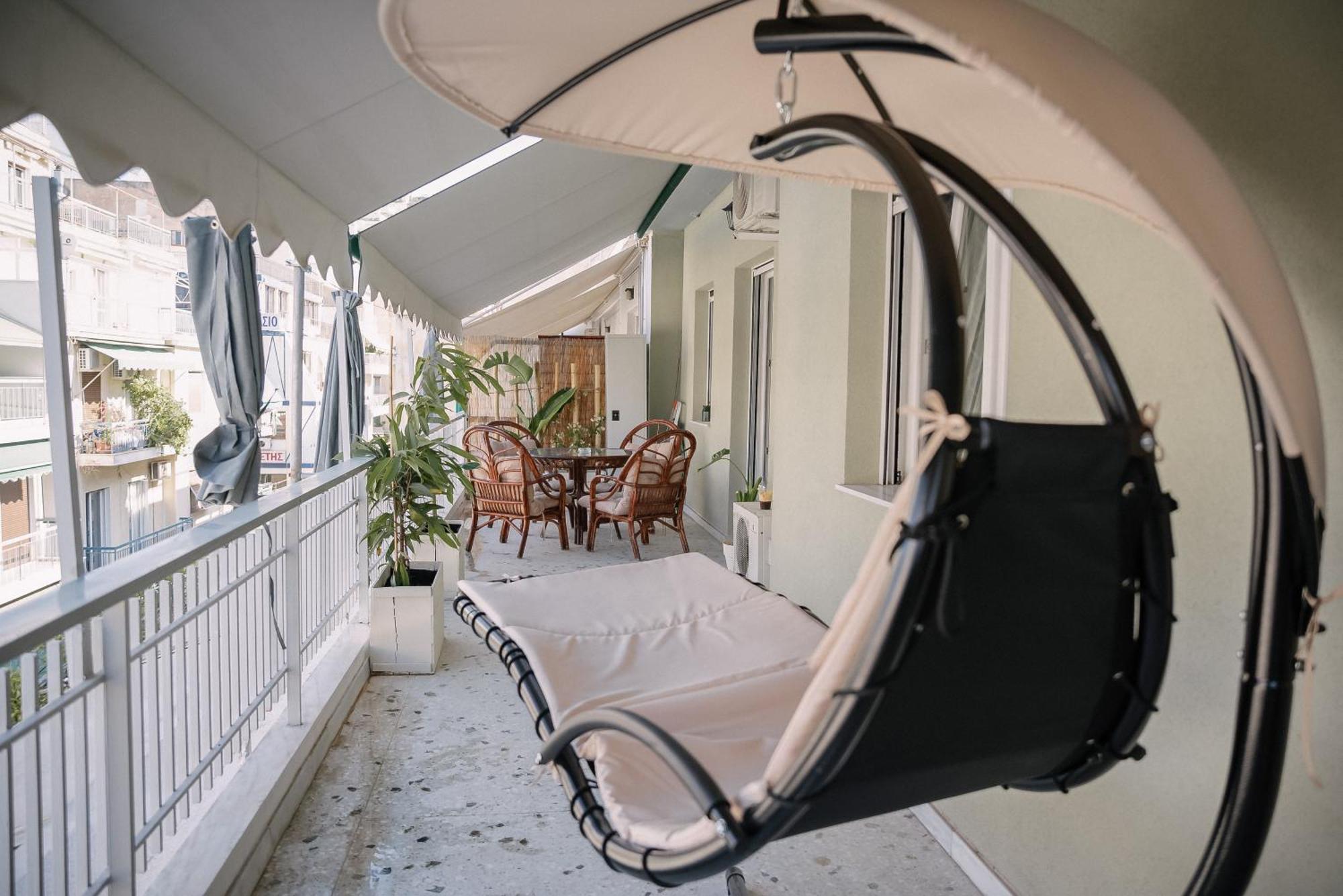 3Cs Athens Ampelokipoi Comfy Flat Ft Patio Airport Direct Day N Night Apartman Kültér fotó